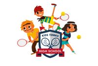 Kids Tennis High School Logo